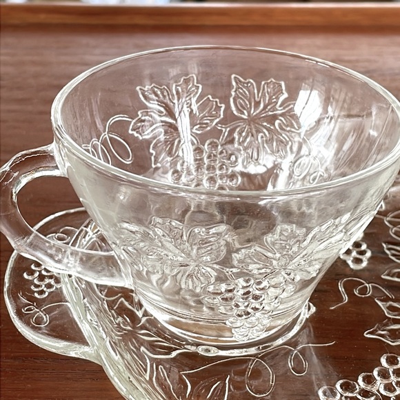 VTG 1960’s  Set/4 Serve A Snack Plates and Cups - Picture 2 of 6